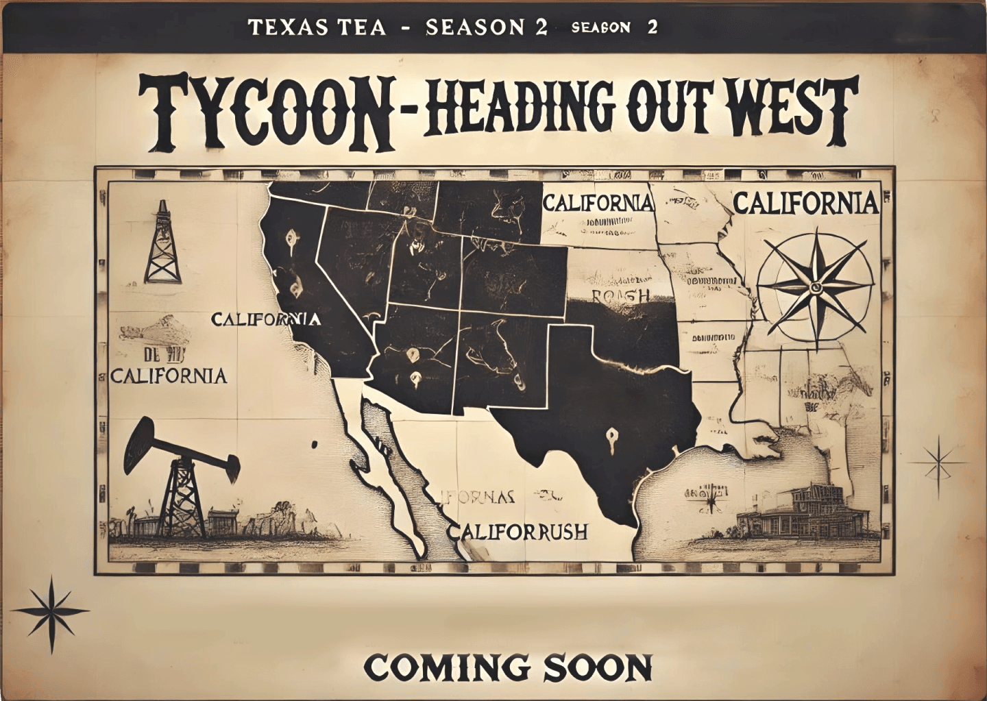 Season 2 Map - Heading Out West